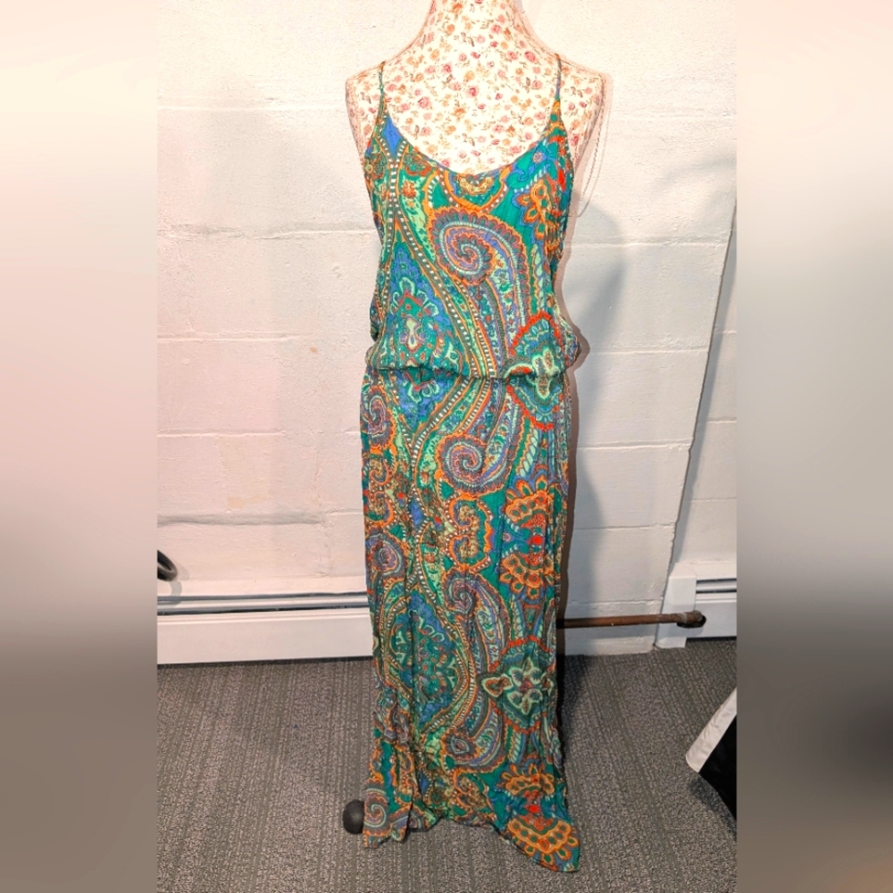Luigi Bertolli City Paisley Maxi Dress